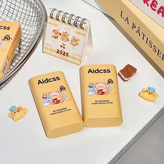 JOJO diário mel urso refrescante UV protetor solar vara suave fino-encaixe isolamento ultravioleta portátil protetor sol