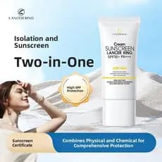 Genuíno Lancer King protetor solar refrescante masculino feminino rosto todo o corpo uso anti-ultravioleta isolamento an
