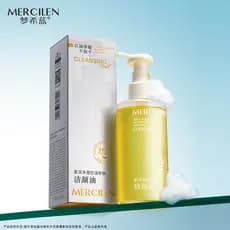 Homens Mengxi Azul Suave Hidratante Limpeza Controle de Óleo Nutritivo Óleo de Limpeza da Pele Calmante Limpeza Profunda