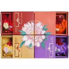 Xie Fuchun Sachê 22g Saquinho de guarda-roupa doméstico Desodorante Sachê de aromaterapia Pingente de carro Rosa Peônia