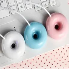 Usb escritório Desktop Mini umidificador portátil purificador de ar criativo Donut umidificador