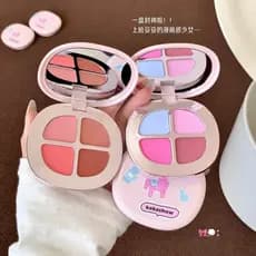2025 nova paleta de blush de quatro cores de venda quente blush roxo blush azul expansão cor psiquiatra tema atmosfera s
