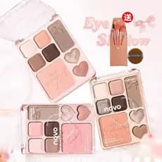 2025 novo estilo novo amor paleta de sombras Blush destaque tudo-em-um paleta caramelo rosa marrom terra cor abrangente