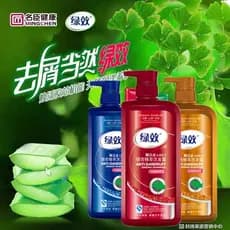 Guangdong Famoso Chen Efeito Verde Ginkgo Caspa Anti-Coceira Shampoo Caspa Stand-Up Shampoo 750g Suave Shamp