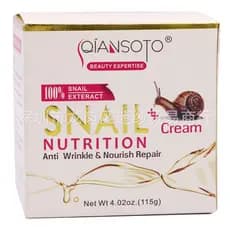 Transfronteiriço inglês/russo versão QIANSOTO caracol reparação creme essência 115g hidratante hidratante nutritivo