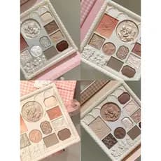 Cheerflor Amusementer Angel Em Relevo Dez Cores Paleta de Maquiagem Sombra Blush Destaque Multifuncional Nariz Sombra So