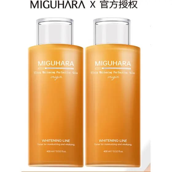 Miguehara miguhara Toner feminino hidratante clareamento brilho niacinamida essência pacote molhado grande água branca