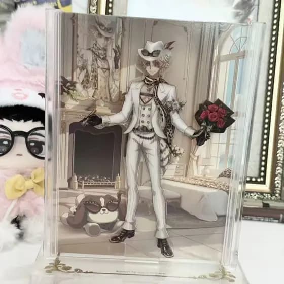 Quinta Personalidade Sob o 7o Aniversário do Gambler da Verdade sob o Spotlight Coleção de Figuras do Survedor Lobo Bril