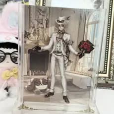 Quinta Personalidade Sob o 7o Aniversário do Gambler da Verdade sob o Spotlight Coleção de Figuras do Survedor Lobo Bril