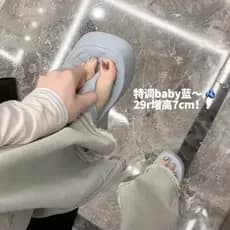 Chinelos femininos verão exterior usar sola grossa pequenas pessoas aumentam a altura mais magro olhar 7cm de sola gross