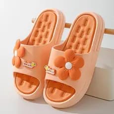 2025 novo estilo sandálias de verão chinelos femininos ao ar livre usar flores casuais antiderrapante sola grossa interi