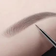 Lápis de sobrancelha à prova d'água, à prova de suor, de longa duração, Natural, sem manchas, sem desbotamento, raízes d