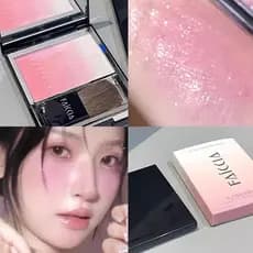 Cor gradiente Blush alto brilho contorno três-em-um expansão Natural amarelo clareamento da pele realce autêntico O