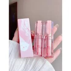 Pinkbear pico urso leite geléia batom espelho w252 caixa de presente w131 pico urso geléia creme feminino w423 esmalte l
