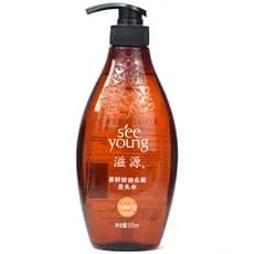 Fonte nutritiva chá semente controle de óleo Anti-caspa shampoo cuidados com o couro cabeludo 535ml calmante refrescante