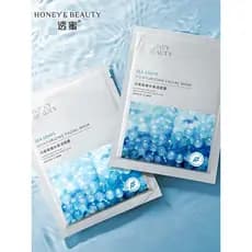 Translúcido mel mar uva Gel máscara hidratante hidratação profunda rejuvenescedor pele iluminando o tom da pele calmante