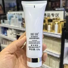 Contador produto genuíno Yunsi novo leite de limpeza fluorescente vivo 120g limpador Facial de limpeza sem espuma frete