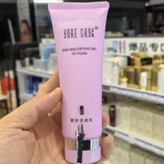 Contador produto genuíno Yunsi cristal rejuvenescedor série da pele embelezador leite de limpeza da pele 120g frete grát