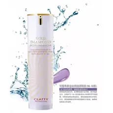 Clatty base líquida creme corretivo hidratante brilho clatty base líquida ouro seda ajuste suave almofada creme