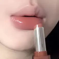 Porta nua parece cor!Espelho bálsamo labial feminino esmalte labial brilho labial brilho labial lama hidratante espelho