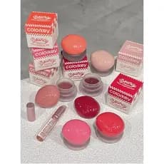 Estoque pronto colorkey colorkey sorvete pequeno frasco lábio lama Blush lama esmalte labial baixa saturação clareamento