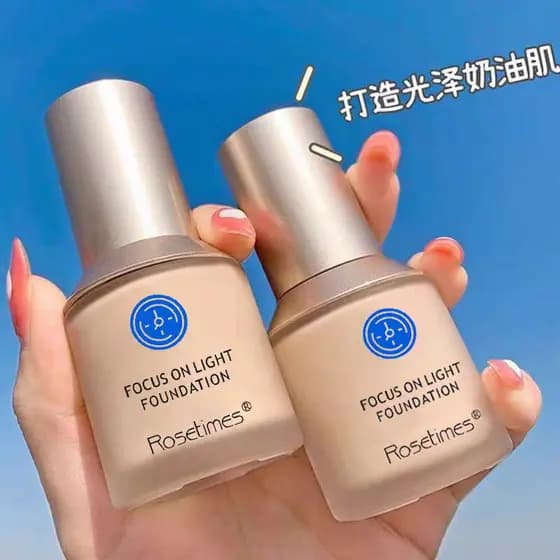 TikTok recomendado Little Blue Shield Liquid Foundation Corretivo Hidratante Hidratante de longa duração Maquiagem sem t