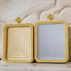 Estilo tibetano tangka Gawu caixa 42.5x52.5 única face dupla face banhado a ouro em relevo Wutai montanha dragão Wuye pr