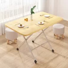 Mesa dobrável mesa quadrada simples portátil ao ar livre tenda mesa de jantar simples mesa de jantar casa retangular mes