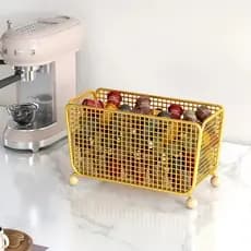 Saco de chá caixa de armazenamento barra cápsula rack de armazenamento de café rack de armazenamento de mesa cesta de ar
