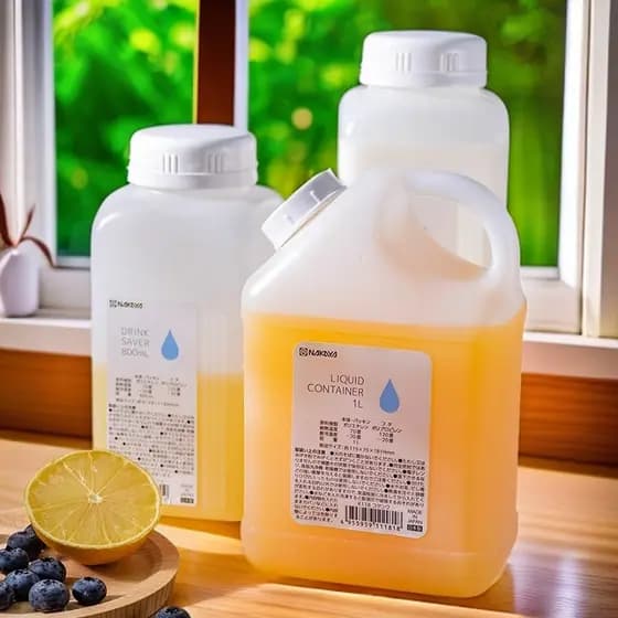 Japão importado garrafa de armazenamento de líquidos suco recipiente de armazenamento de bebidas geladeira garrafa de ág