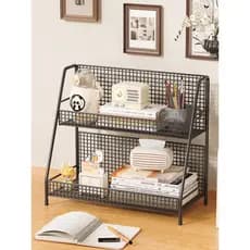 Prateleira de mesa simples estante mesa Multi-camada Rack de armazenamento mesa livro copo organizador de armazenamento