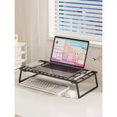Suporte do computador notebook suporte de refrigeração Desktop aumentando mesa suspensa Vertical jogo notebook colocação