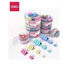Deli Dovetail Clip Longtail Clip Clipe de bilhete de ferro Pasta de contas pequenas Papel de teste Clipe de ferro Materi