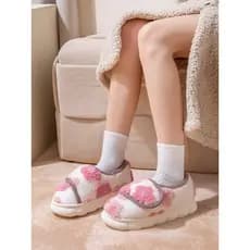 Mulheres grávidas japonesas sapatos de confinamento outono inverno calcanhar interior casa quente antiderrapante grosso