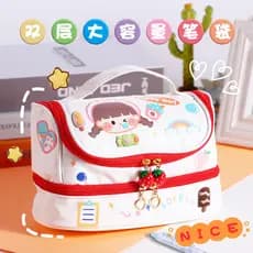 2024 Novo estilo bonito estojo de lápis estudante estojo de lápis grande capacidade estudante do ensino médio bolsa de p