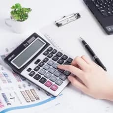 Poderosa calculadora de energia dupla Calculadora solar de mesa Calculadora de escritório financeiro Contabilidade finan