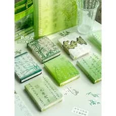 Três anos de segunda classe novo estilo chinês caderno de bolso pequeno bloco de notas Mini portátil portátil tamanho pe