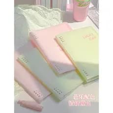 Caderno de pasta de cores contrastantes de segunda classe de três anos b5 Pasta removível sem mão em valor de alto ano E