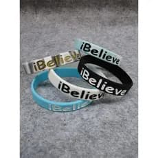 Bola de basquete estrela Durant crença inspiradora pulseira Silicone cor misturada Lava esportes pulseira com fã jóias
