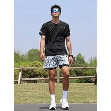 BKCXZICE verão gelo seda de secagem rápida manga curta camiseta masculina solta Fitness correndo esportes topo roupas de
