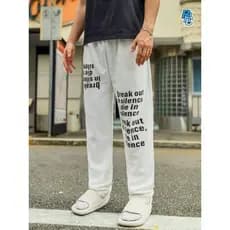 Icebreaker estilo americano calças de basquete retas dos homens verão novo estilo solto calças de treinamento Casual bra