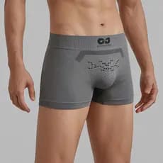Roupa interior esportiva masculina profissional correndo maratona Anti-desgaste perna boxer magro de secagem rápida resp