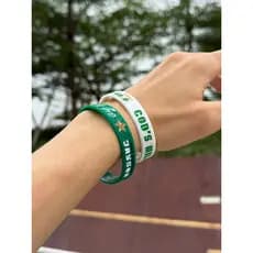 Tatum pulseira Celtics verde exército basquete pulseira côncava gravada esportes pulseira masculino fã criativo presente