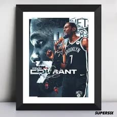 Durant moldura de foto redes penduradas pinturas basquete foto cartaz de parede ornamentos lembranças presentes de anive