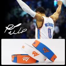 Waysh pulseira de basquete anel de pulso Wes Brook pulseira masculina jóias de Silicone estudante Street Wear presente