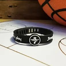 Lin Shuhao pulseira absorvente de suor Fitness inspirador esportes pulseira basquete pulseira de borracha jóias pulseira