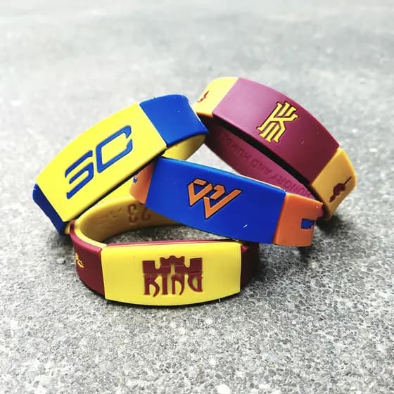 Pulseira luminosa Curry Kobe James Irving George basquete pulseira esportes Silicone estrela alça de mão assinatura masc