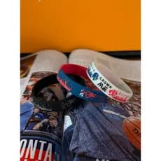 Paul George No. 13 pulseira masculina basquete esportes absorvente de suor Silicone pulseira estrela mercadoria casal St