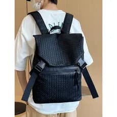Nicho Design mochila masculina Street Wear novo estilo japonês mochila de grande capacidade masculino preto Casual femin