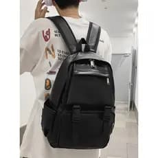 Mochila escolar masculina, estudantes universitários, estudantes do ensino médio, esportes, lazer, viagem, computador, g